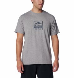 Футболка Columbia Kwick Hike™ Graphic SS Tee M - сірий