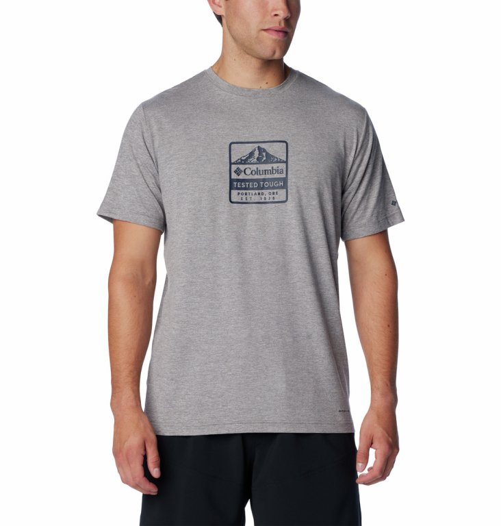 Футболка Columbia Kwick Hike™ Graphic SS Tee M - сірий