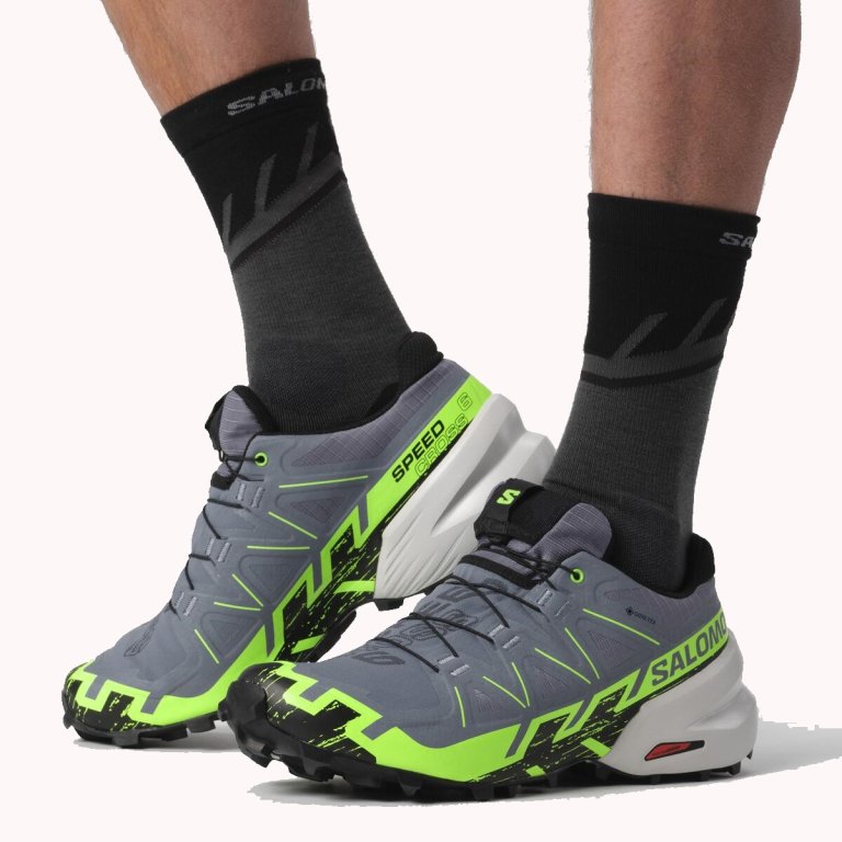 Кросівки Salomon Speedcross 6 GTX M - сірі / зелені