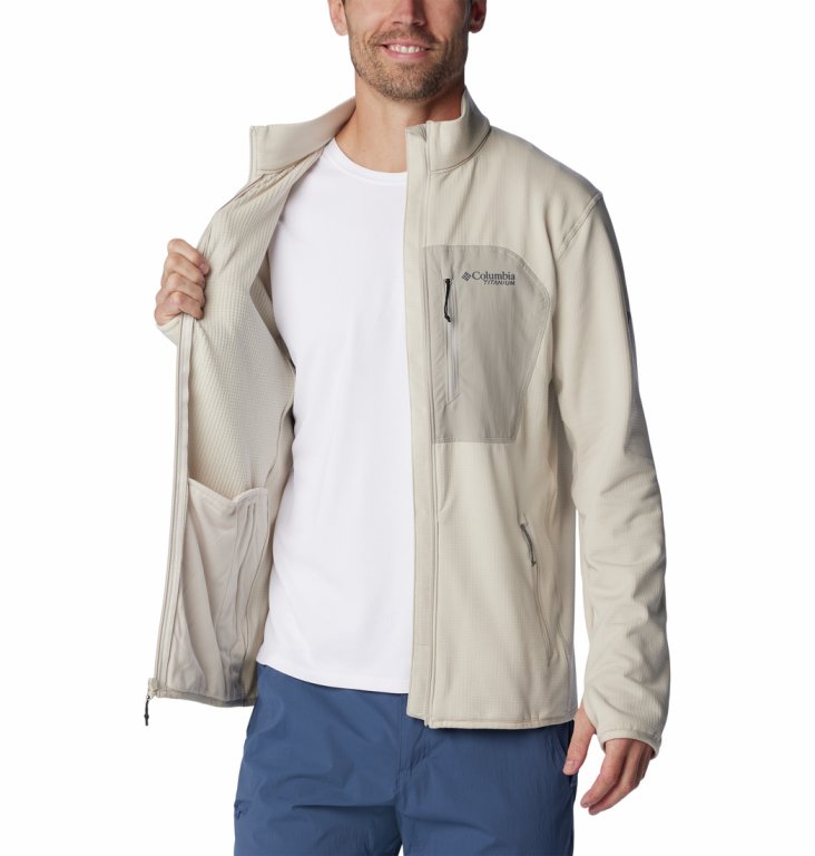 Кофта Columbia Triple Canyon™ Grid Fleece Full Zip M - бежевий