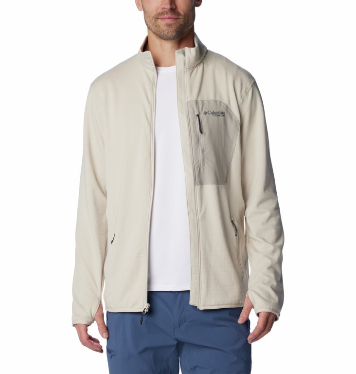 Кофта Columbia Triple Canyon™ Grid Fleece Full Zip M - бежевий