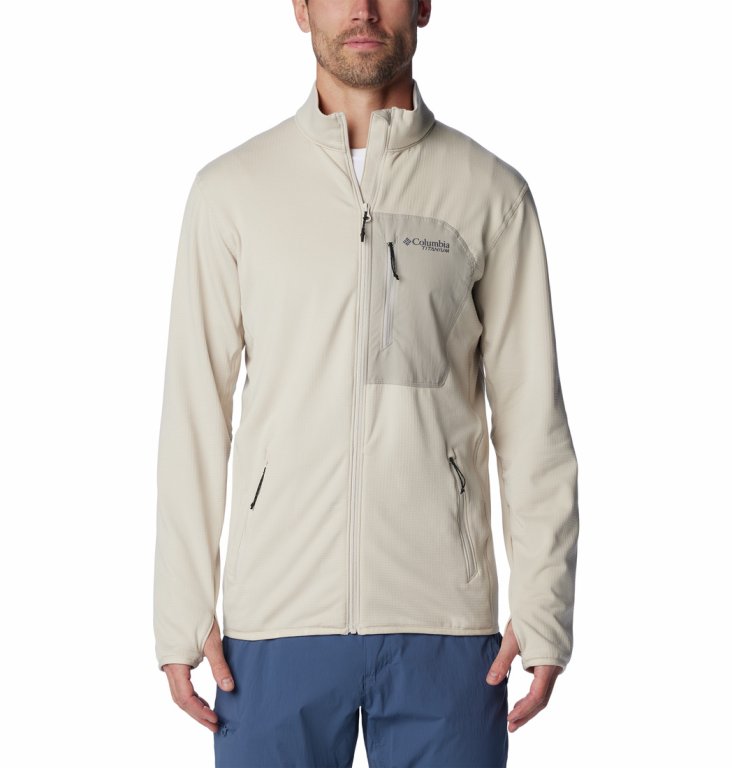 Кофта Columbia Triple Canyon™ Grid Fleece Full Zip M - бежевий