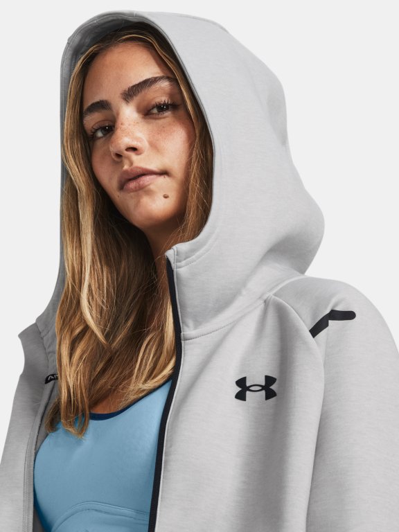Кофта Under Armour Unstoppable Fleece FZ W - сірий
