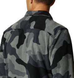 Сорочка Columbia Flare Gun™ Fleece Over Shirt M - сірий/чорний