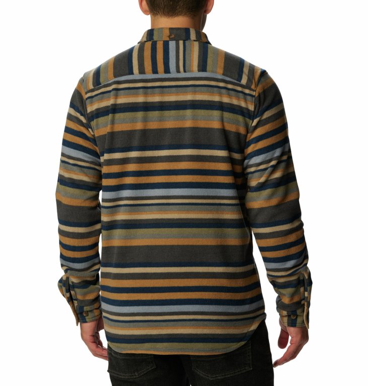 Сорочка Columbia Flare Gun™ Fleece Over Shirt M - коричневий/зелений/синій