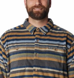 Сорочка Columbia Flare Gun™ Fleece Over Shirt M - коричневий/зелений/синій
