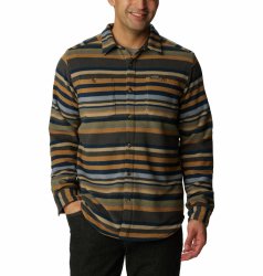 Сорочка Columbia Flare Gun™ Fleece Over Shirt M - коричневий/зелений/синій