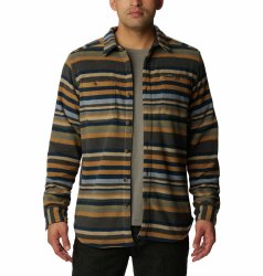 Сорочка Columbia Flare Gun™ Fleece Over Shirt M - коричневий/зелений/синій