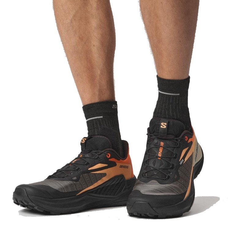 Кросівки Salomon Genesis M - чорний/помаранчевий