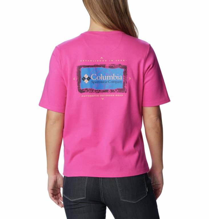 Футболка Columbia Wintertrainer™ SS Graphic Tee W - рожевий