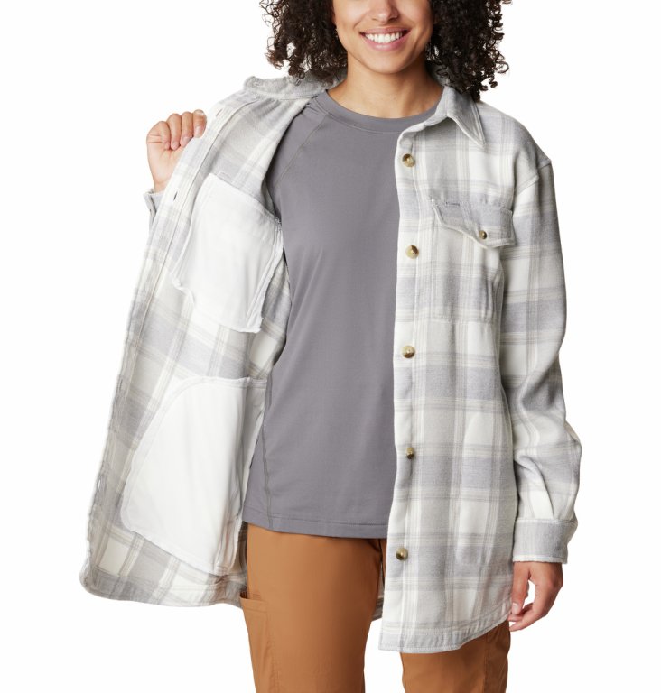 Куртка-сорочка Columbia Calico Basin™ Shirt Jacket W - сірий