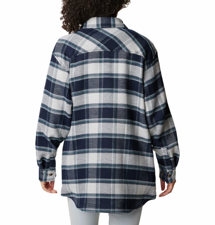 Куртка-сорочка Columbia Calico Basin™ Shirt Jacket W - темно-синій/бежевий