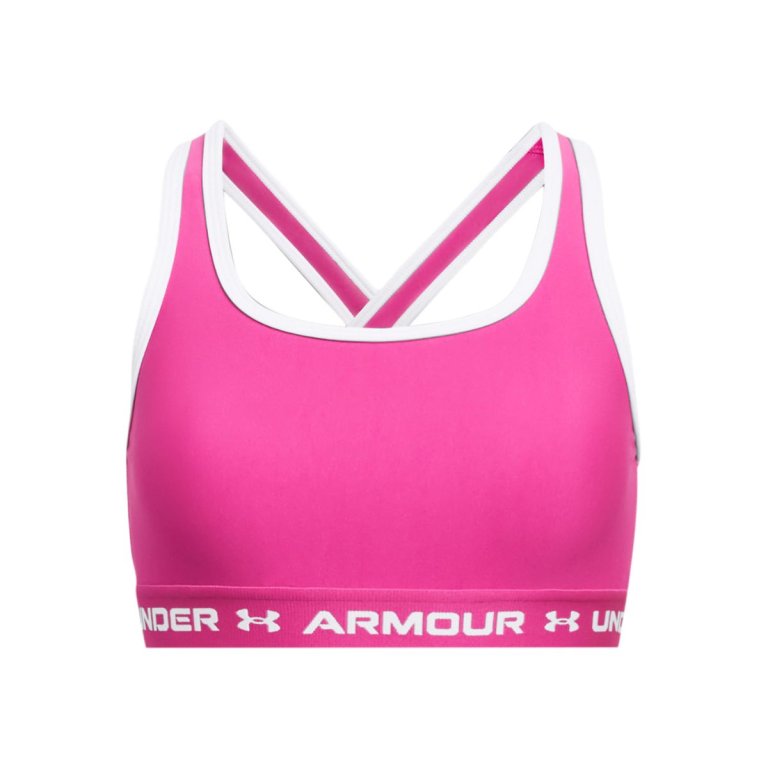 Бюстгальтер Under Armour Crossback Mid Solid J - рожевий