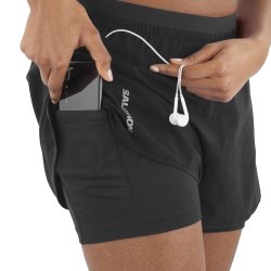 Шорти Salomon Cross 2IN1 Short W - чорний