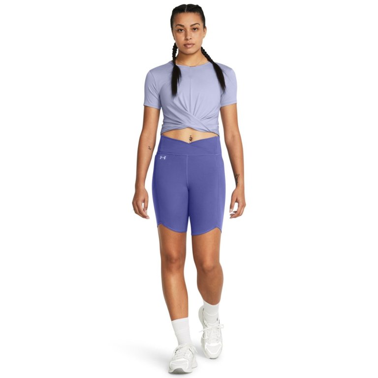 Велосипедки Under Armour Motion Crossover Bike Short W - фіолетовий