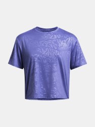 Футболка Under Armour Vanish Energy Emboss Crop SS W - фіолетова