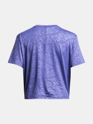 Футболка Under Armour Vanish Energy Emboss Crop SS W - фіолетова