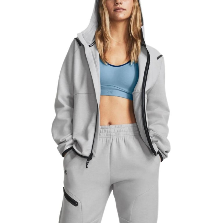 Кофта Under Armour Unstoppable Fleece FZ W - сірий