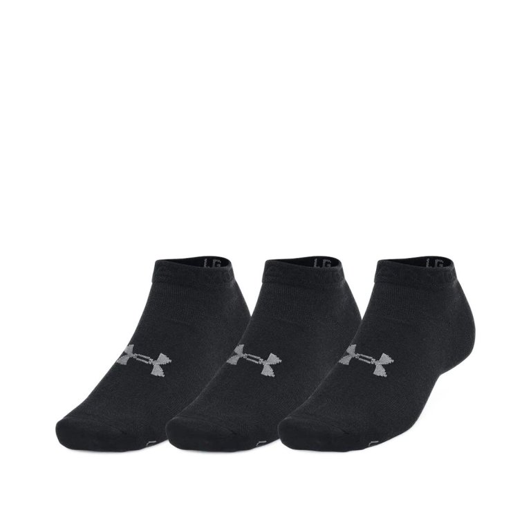 Шкарпетки Under Armour UA Essential Low Cut 3pk Socks - чорний