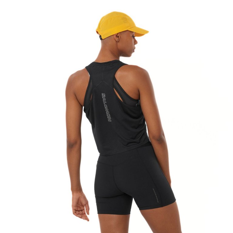 Майка Salomon Sense Aero Short Tank W - чорний