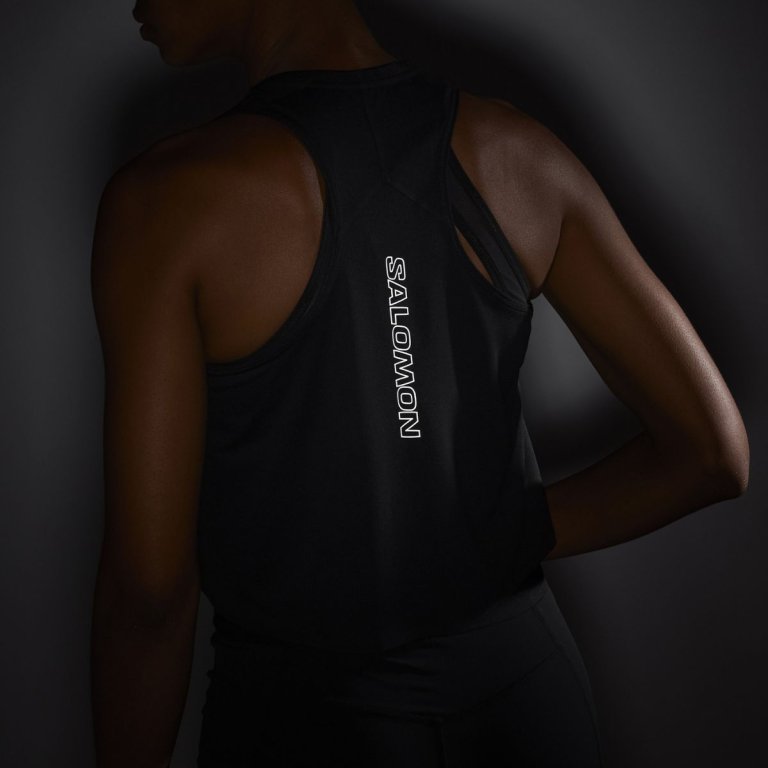Майка Salomon Sense Aero Short Tank W - чорний