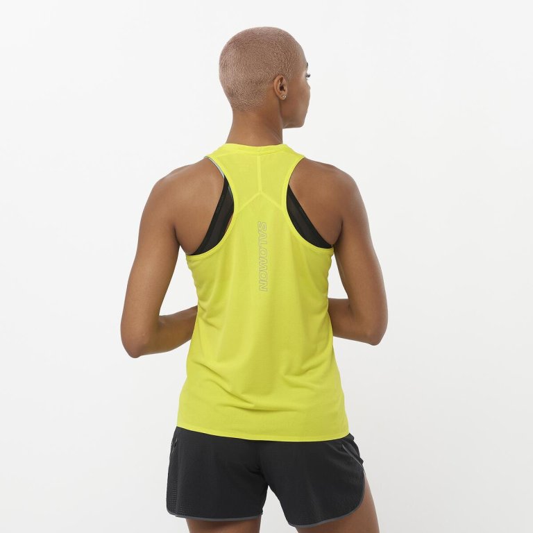 Майка Salomon Sense Aero Singlet W - жовтий