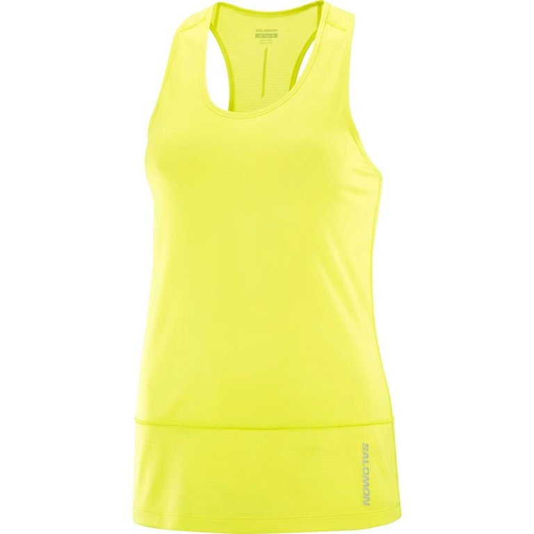 Майка Salomon Cross Run Tank W - жовтий
