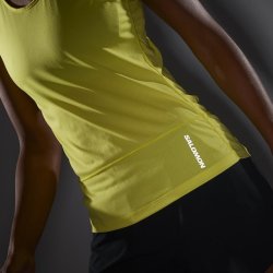 Майка Salomon Cross Run Tank W - жовтий