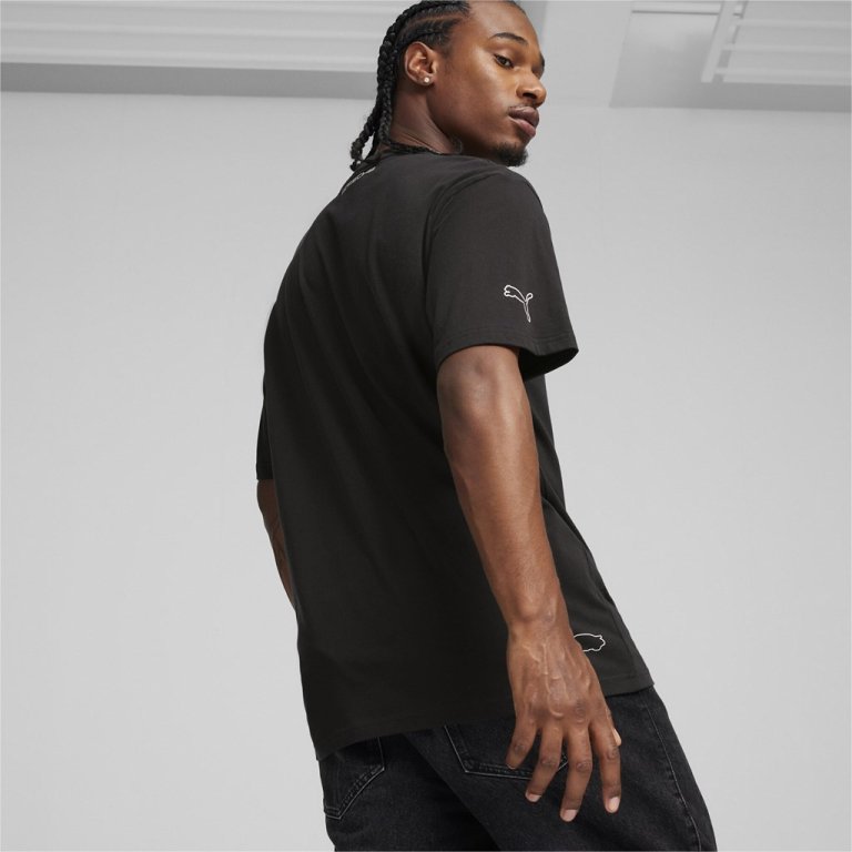 Футболка Puma PL ESS Tee M - Puma Black