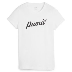 Футболка Puma ESS+ Script Tee W - білий