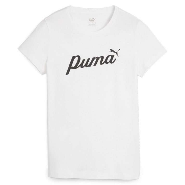 Футболка Puma ESS+ Script Tee W - білий