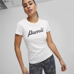 Футболка Puma ESS+ Script Tee W - білий