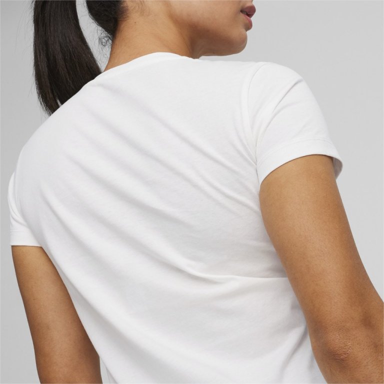 Футболка Puma ESS+ Script Tee W - білий