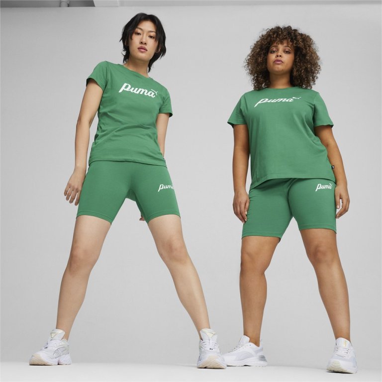 Футболка Puma ESS+ Script Tee W - зелений