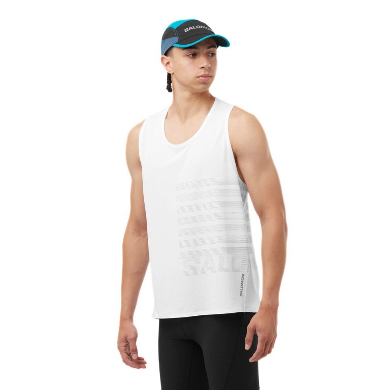 Майка Salomon Sense Aero Singlet GFX M - білий