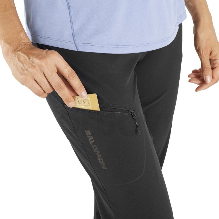 Штани Salomon Wayfarer Pants W - чорні (стандартна довжина)
