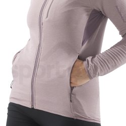 Світшот Salomon Essential Lightwarm FZ HD W - фіолетовий