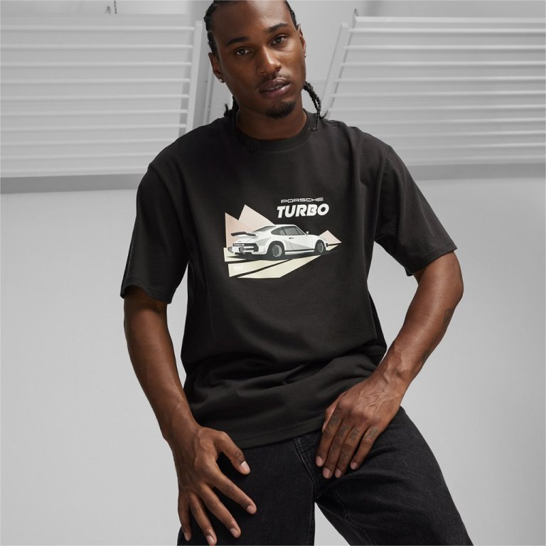 Футболка Puma PL 911 Graphic Tee M - чорний