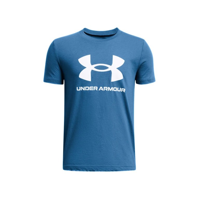 Футболка Under Armour Sportstyle Logo SS J - синя