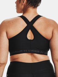 Бюстгальтер Under Armour UA Crossback Mid Bra&amp;-BLK