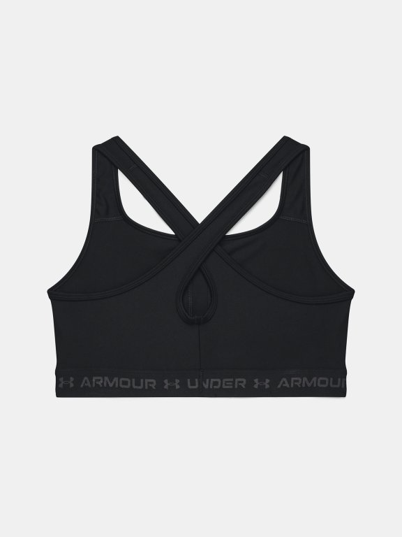 Бюстгальтер Under Armour UA Crossback Mid Bra&amp;-BLK