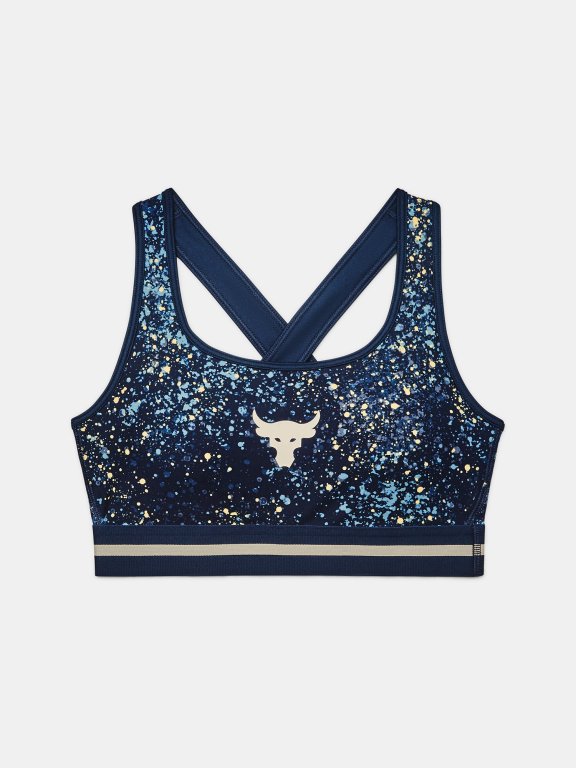 Топ Under Armour UA Pjt Rock Bra Printed-Navy
