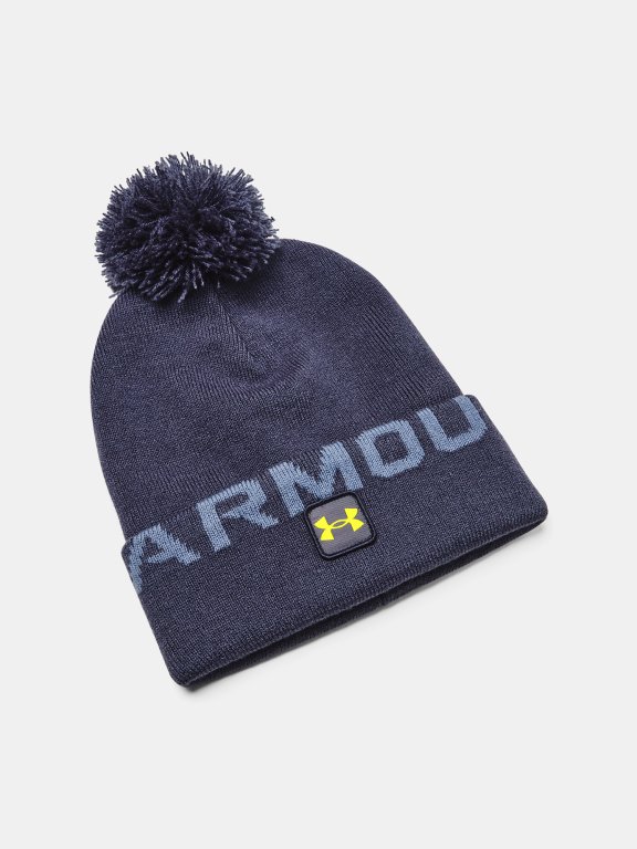 Čepice Under Armour UA Halftime Fleece Pom-GRY