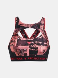 Бюстгальтер Under Armour UA Pjt Rck Csbk Bra Nov Prnt-PNK