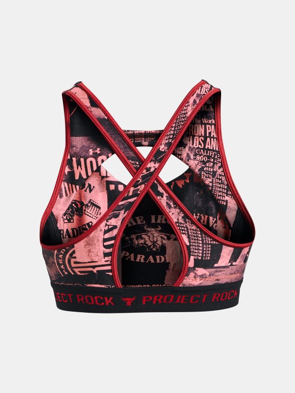 Бюстгальтер Under Armour UA Pjt Rck Csbk Bra Nov Prnt-PNK