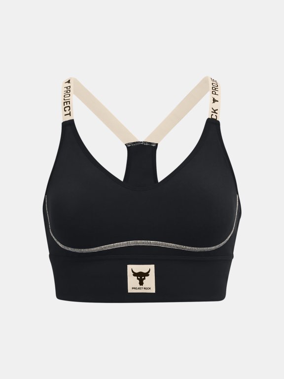 Podprsenka Under Armour Pjt Rock Infty Mid Bra-BLK