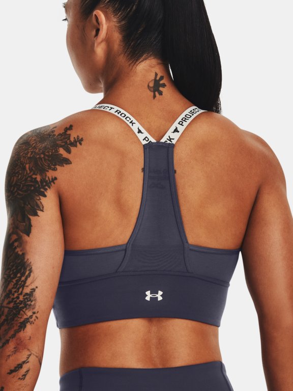 Podprsenka Under Armour Pjt Rock Infty Mid Bra-GRY