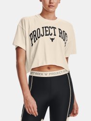 Футболка Under Armour UA Pjt Rck SS Crop-WHT