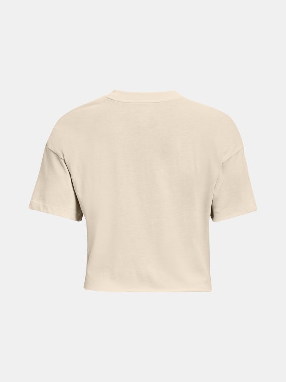 Футболка Under Armour UA Pjt Rck SS Crop-WHT