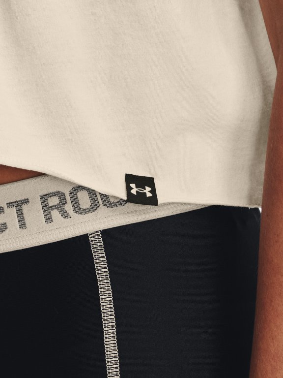 Футболка Under Armour UA Pjt Rck SS Crop-WHT